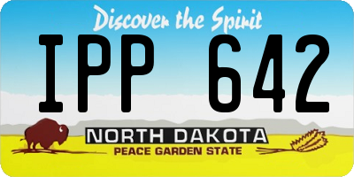 ND license plate IPP642