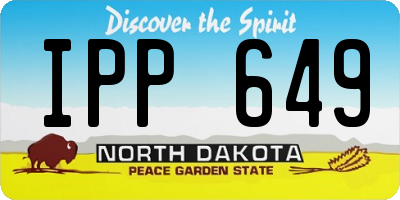 ND license plate IPP649