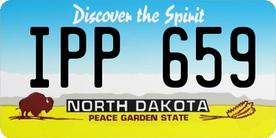 ND license plate IPP659