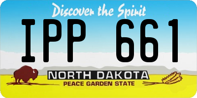 ND license plate IPP661