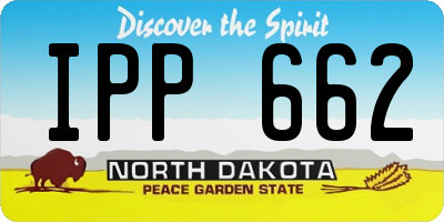 ND license plate IPP662