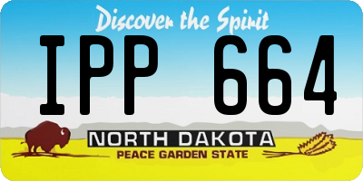 ND license plate IPP664
