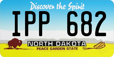 ND license plate IPP682