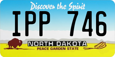 ND license plate IPP746