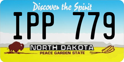 ND license plate IPP779