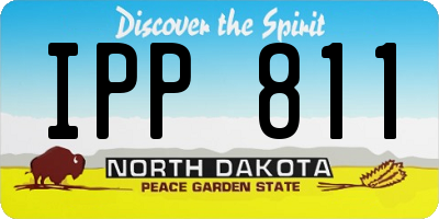 ND license plate IPP811
