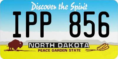 ND license plate IPP856