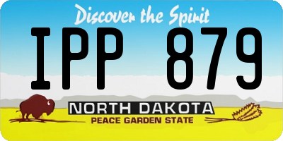 ND license plate IPP879