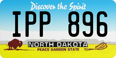 ND license plate IPP896