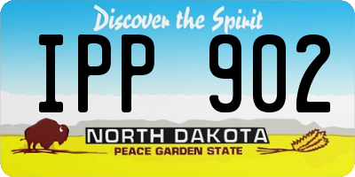 ND license plate IPP902