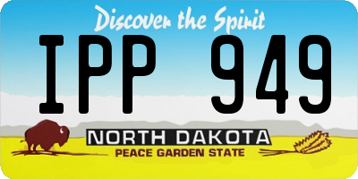 ND license plate IPP949