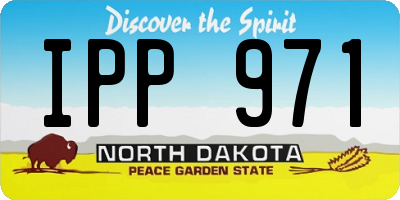 ND license plate IPP971
