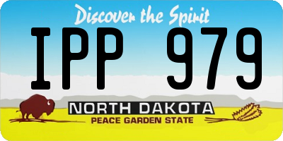 ND license plate IPP979