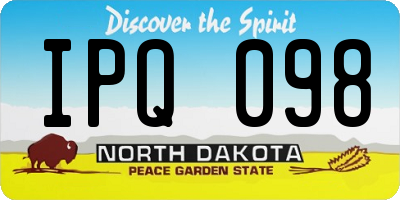 ND license plate IPQ098