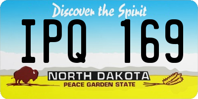 ND license plate IPQ169
