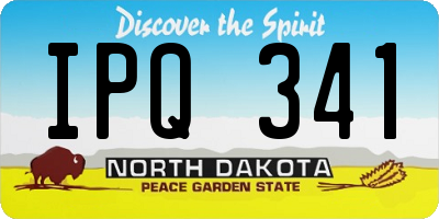 ND license plate IPQ341