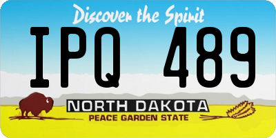 ND license plate IPQ489