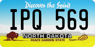 ND license plate IPQ569