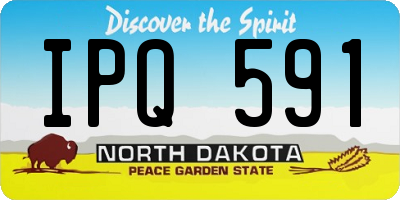 ND license plate IPQ591