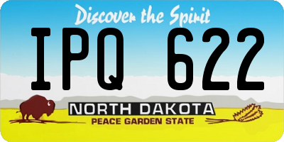 ND license plate IPQ622