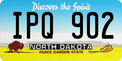 ND license plate IPQ902