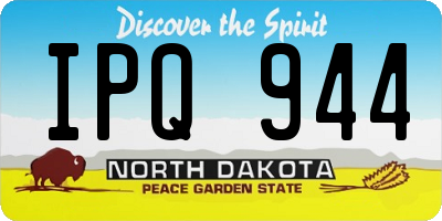 ND license plate IPQ944