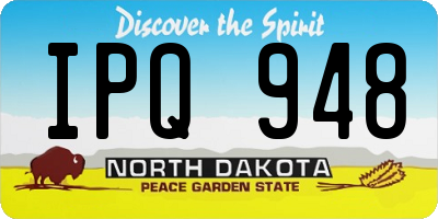 ND license plate IPQ948