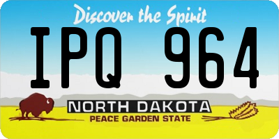 ND license plate IPQ964