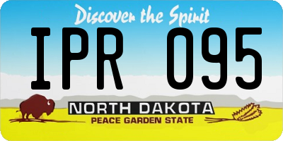 ND license plate IPR095