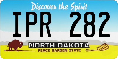ND license plate IPR282