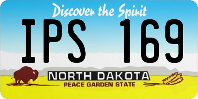 ND license plate IPS169