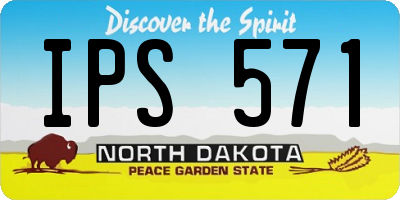 ND license plate IPS571