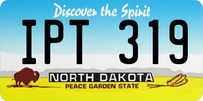 ND license plate IPT319