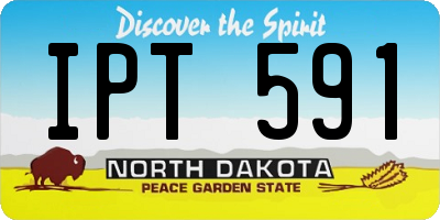 ND license plate IPT591