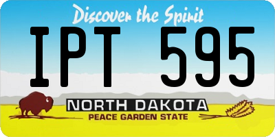 ND license plate IPT595