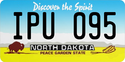 ND license plate IPU095