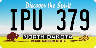 ND license plate IPU379