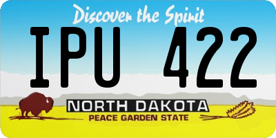 ND license plate IPU422