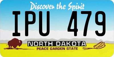 ND license plate IPU479