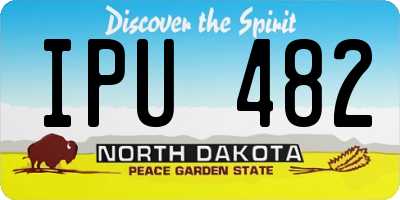 ND license plate IPU482