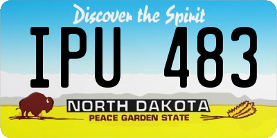 ND license plate IPU483