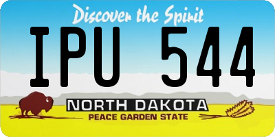 ND license plate IPU544