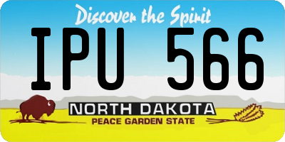 ND license plate IPU566