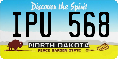ND license plate IPU568