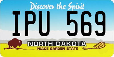 ND license plate IPU569