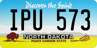 ND license plate IPU573