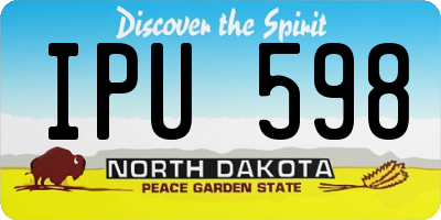 ND license plate IPU598