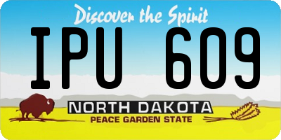 ND license plate IPU609