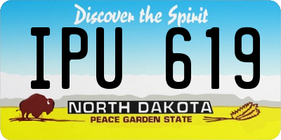 ND license plate IPU619