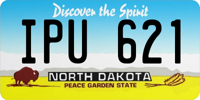 ND license plate IPU621